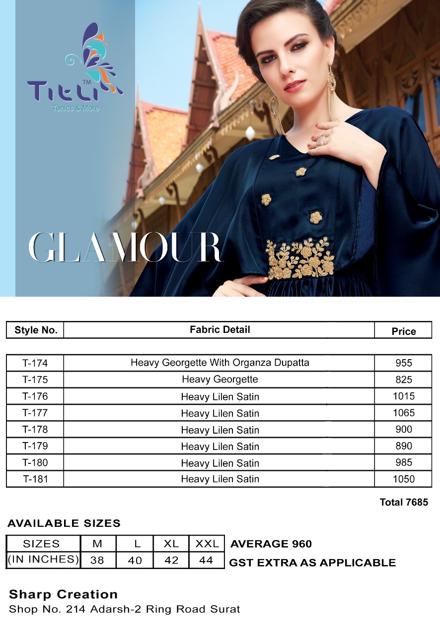 Titli launch glamour Exclusive designer stylish concept of Kurtis