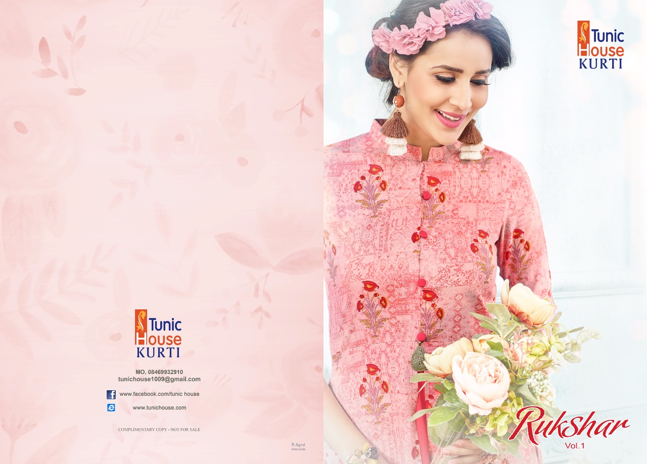 Tunic house rukshar vol 1 exclusive fancy collection of Kurtis