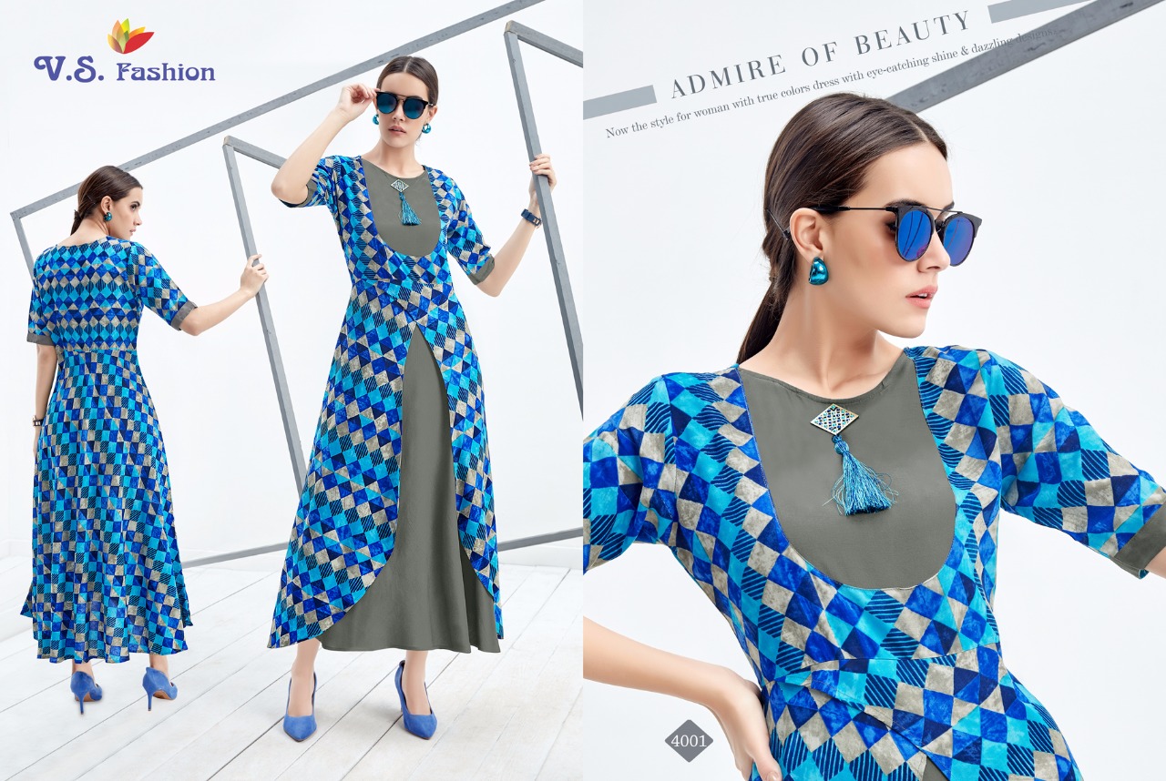 V S Fashion Tulip ready to wear casual kurtis concept