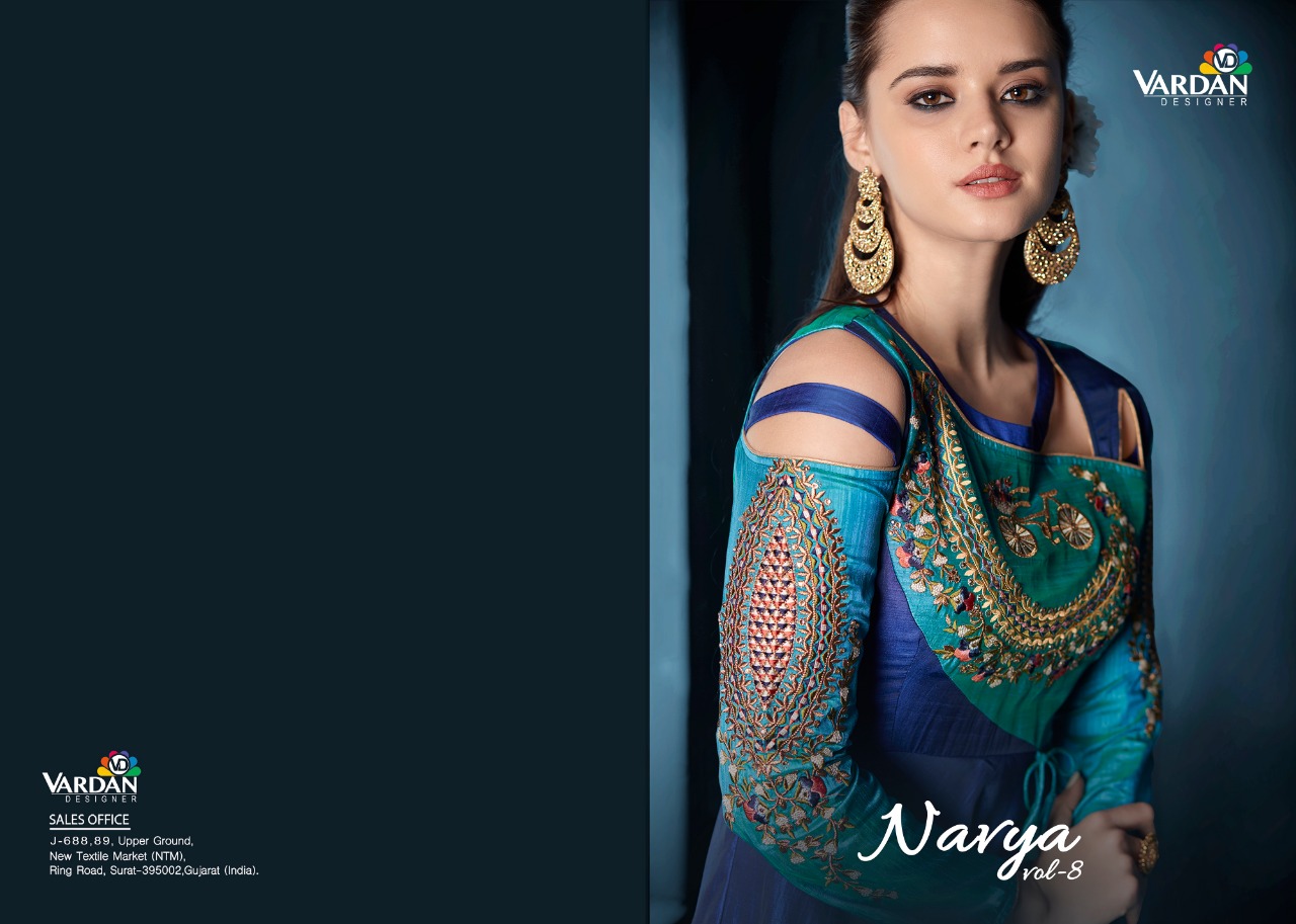 Vardan designer navya Vol 8 Exclusive designer party wear gowns concept