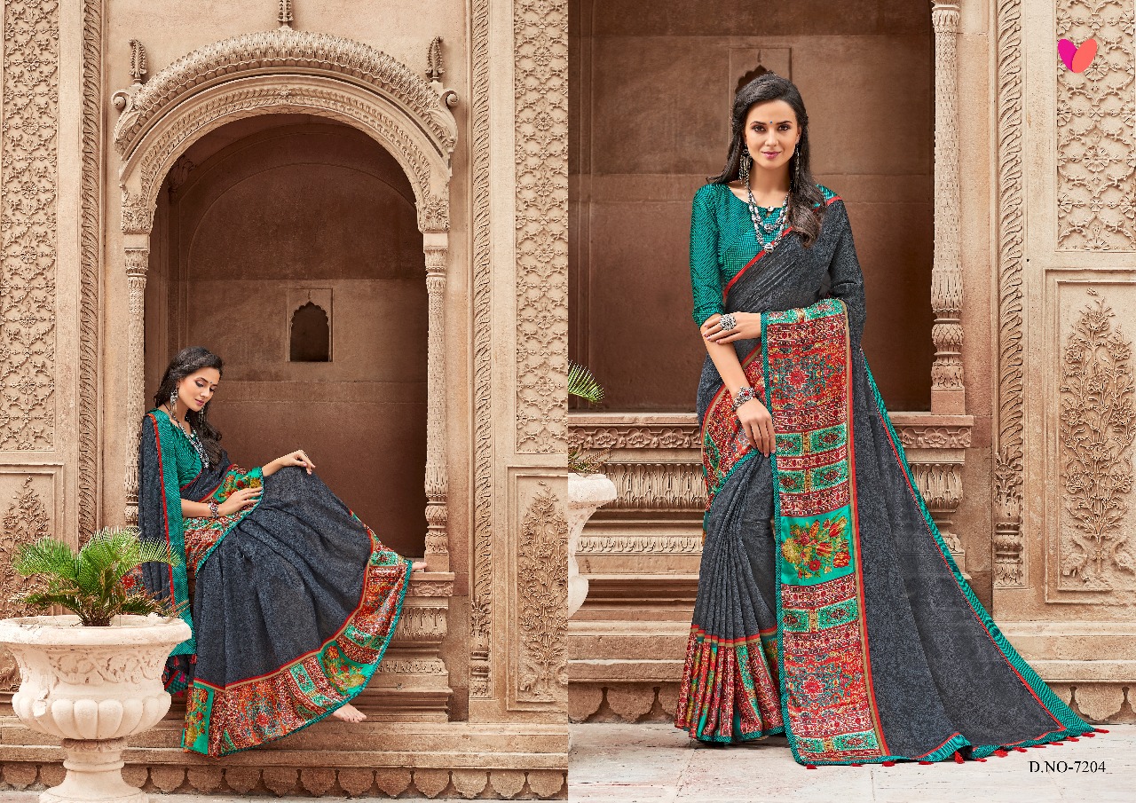 Varsiddhi mintorsi hansini stylish semi casual wear sarees collection