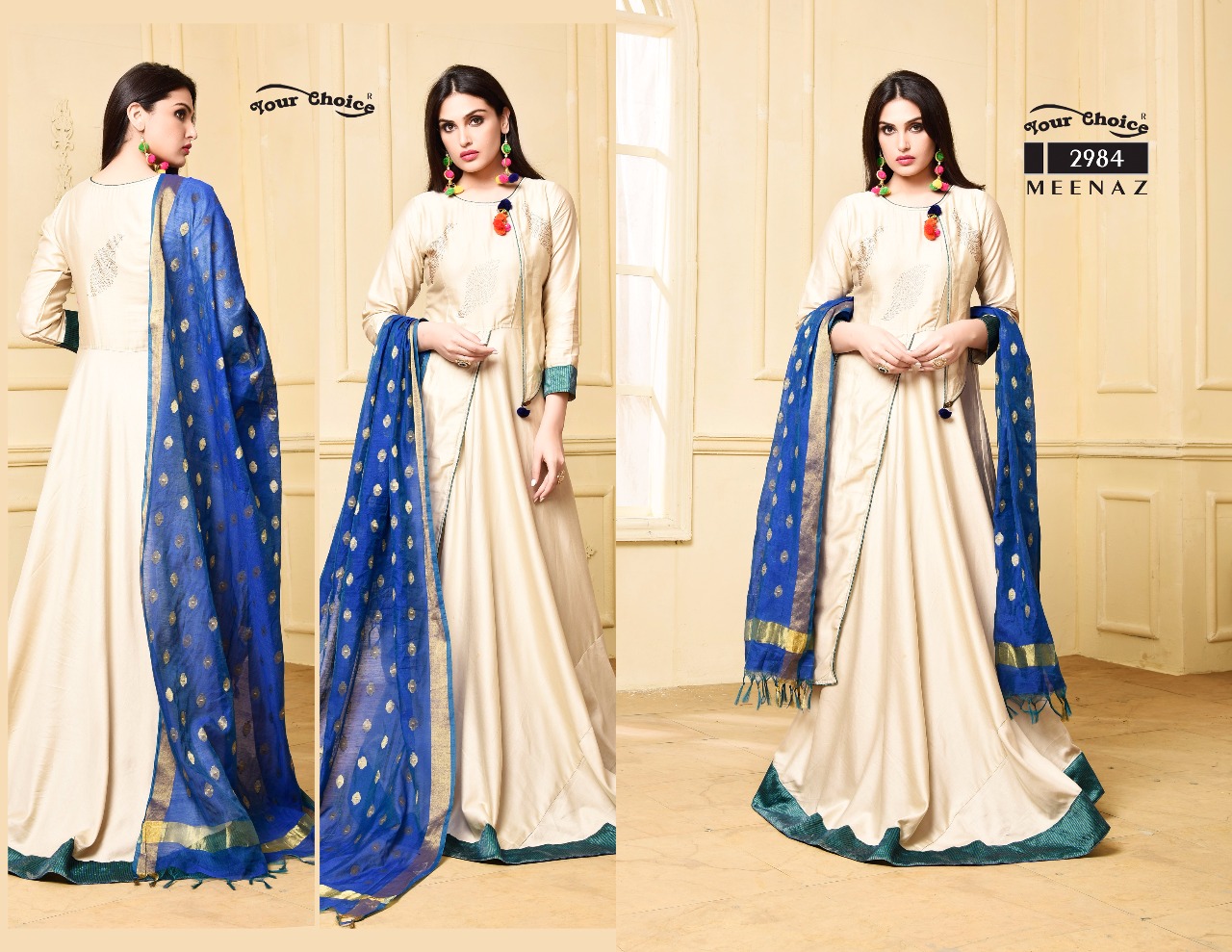 Your choice launch meenaz traditional uocoming festive season collection of gowns