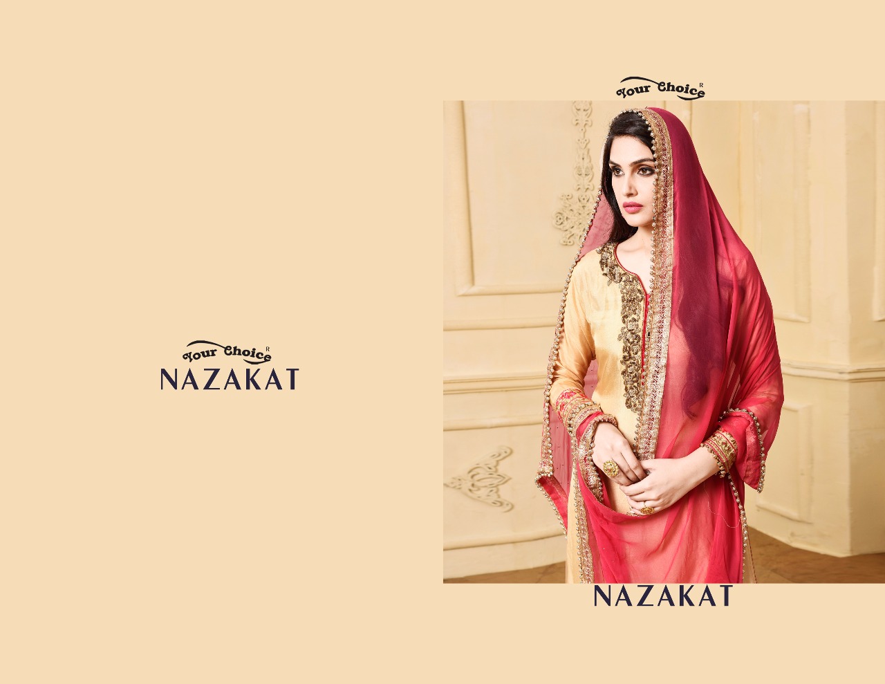 Your choice presenting nazakat exclusive festive season of heavy collection of salwar kameez