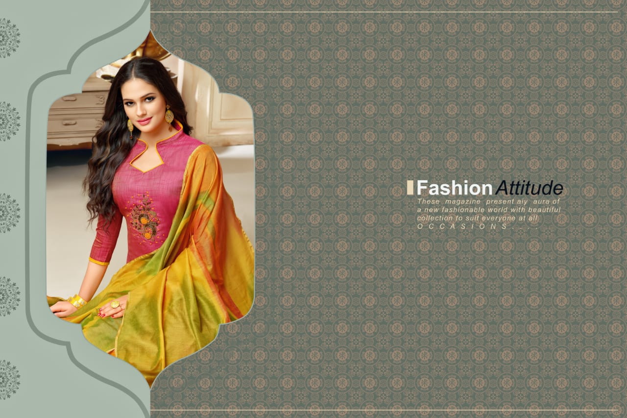 R r fashion banarashi style casual rich look salwar kameez collection