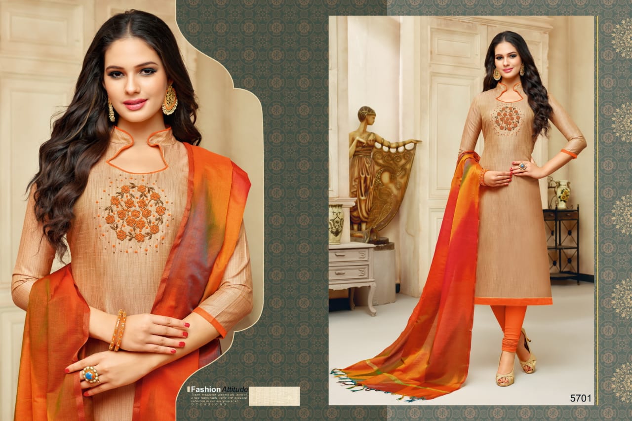 R r fashion banarashi style casual rich look salwar kameez collection