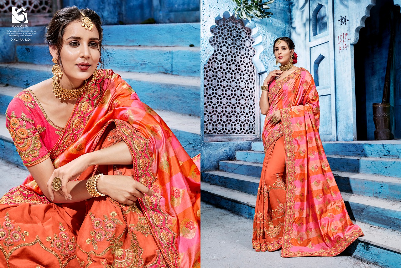 Aloukik presents silk route Ethnic traditional wear sarees collection