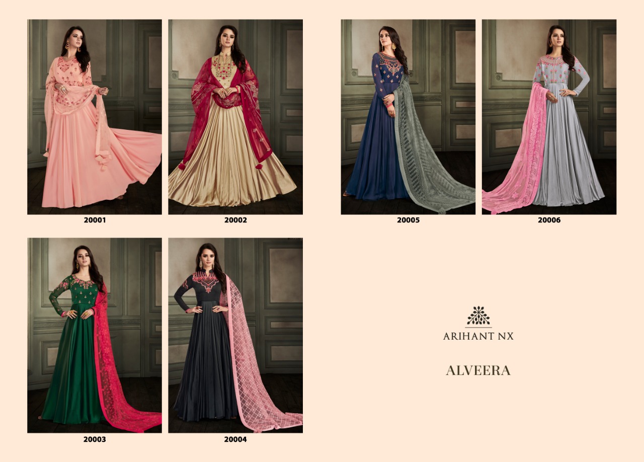 Arihant designer alveera designer party wear gown style concept