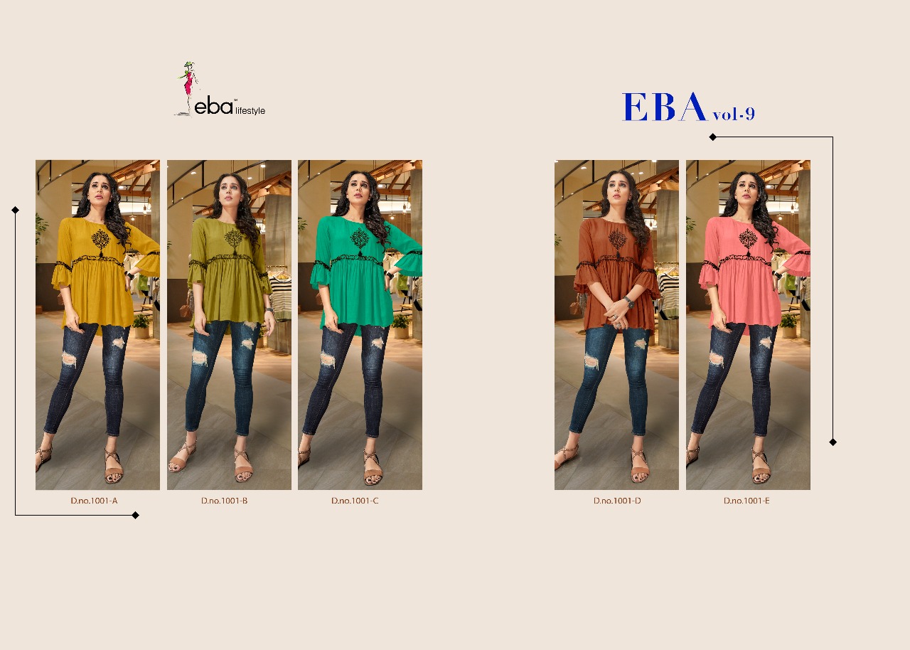 EBA lifestyle Launch eBA vol 9 casual ready to wear tops concept