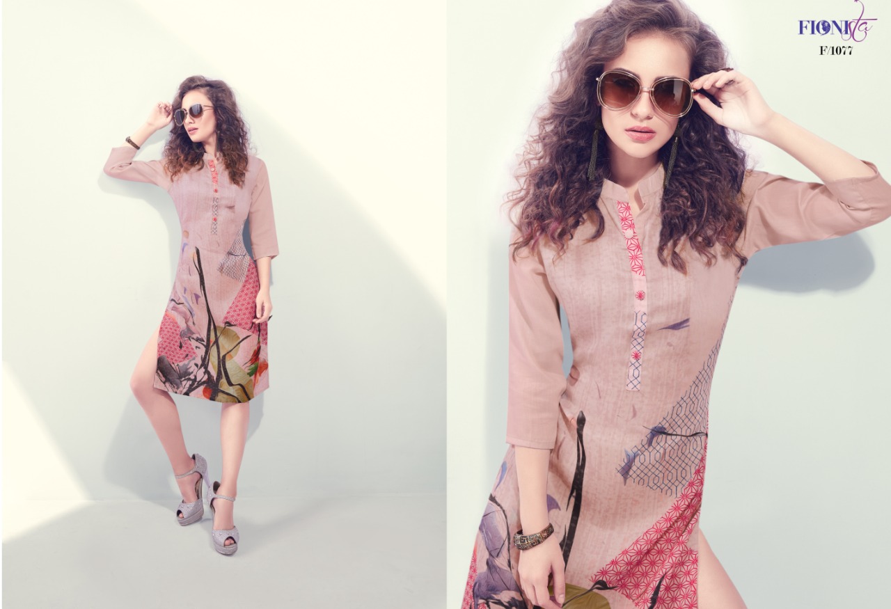 Fionista hope casual daily wear elegant look kurtis collection