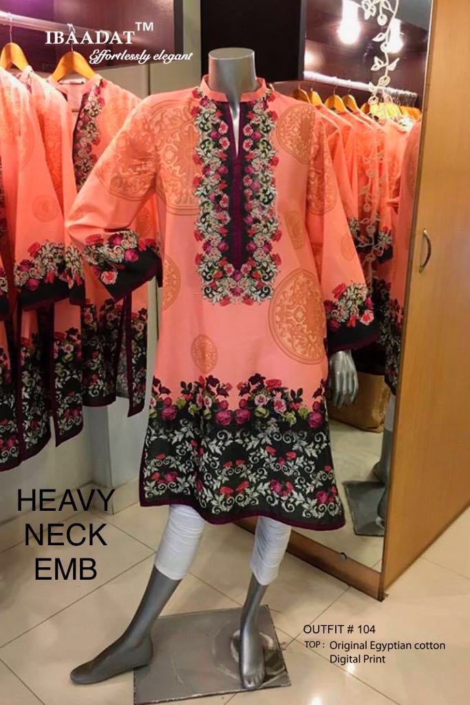 Ibaadat presenting ibaadat Festive embroidered collection vol 6 casual wear kurta collection