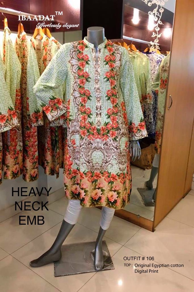 Ibaadat presenting ibaadat Festive embroidered collection vol 6 casual wear kurta collection