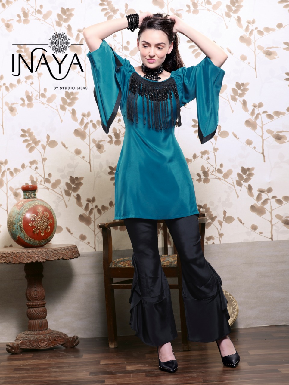 Inaya By studio luxury pret collection 8 special festive season designer concept tunic with pants collection