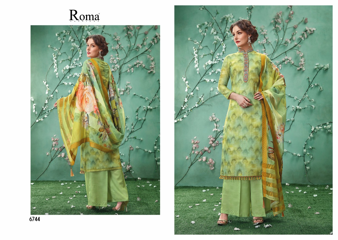 Jinaam Dress P LTD Presenting roma labiba beautiful stylish digital printed Salwar kameez collection
