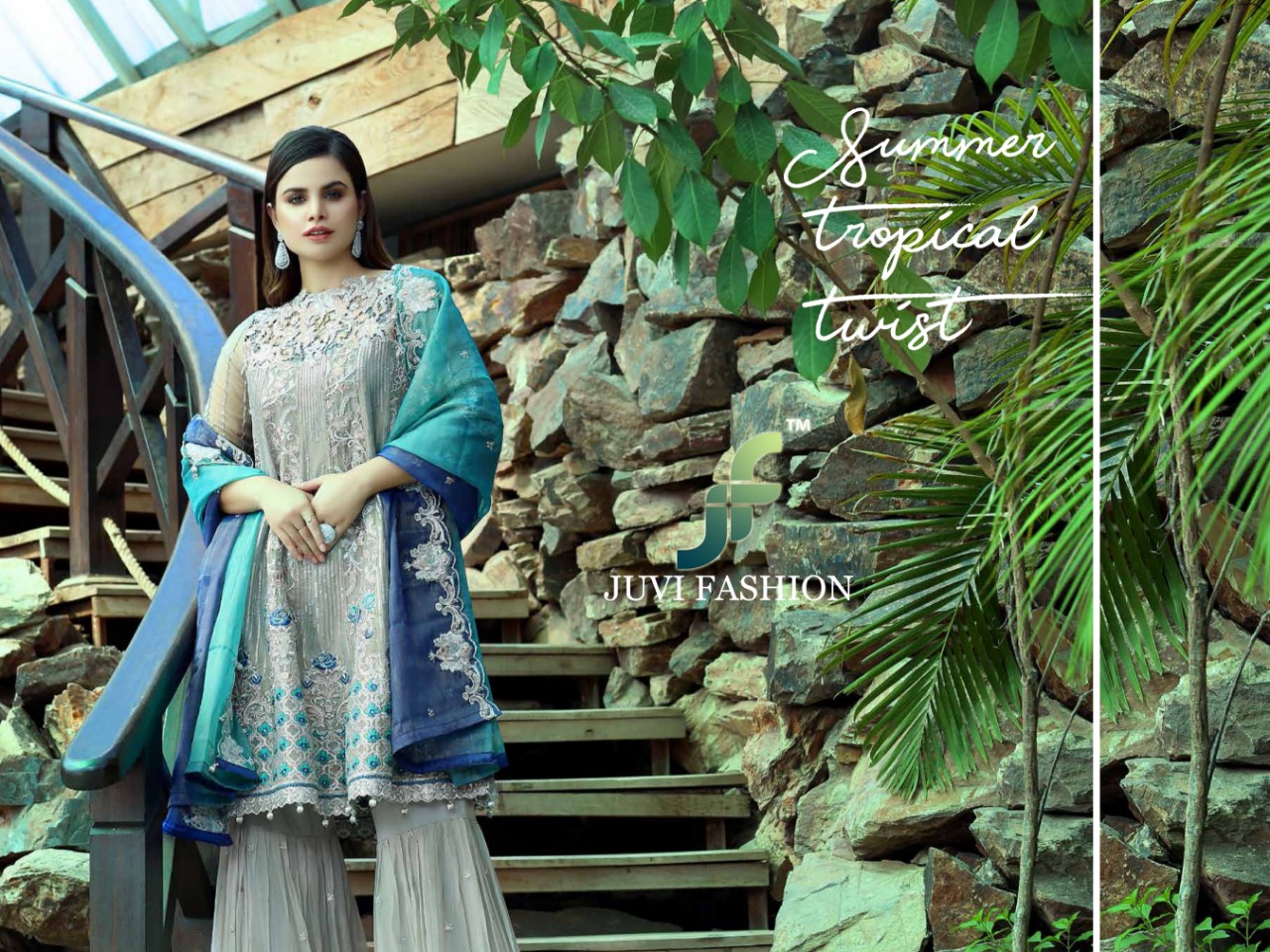 Juvi fashion eshaal vol 5 Beautiful collection of salwar kameez