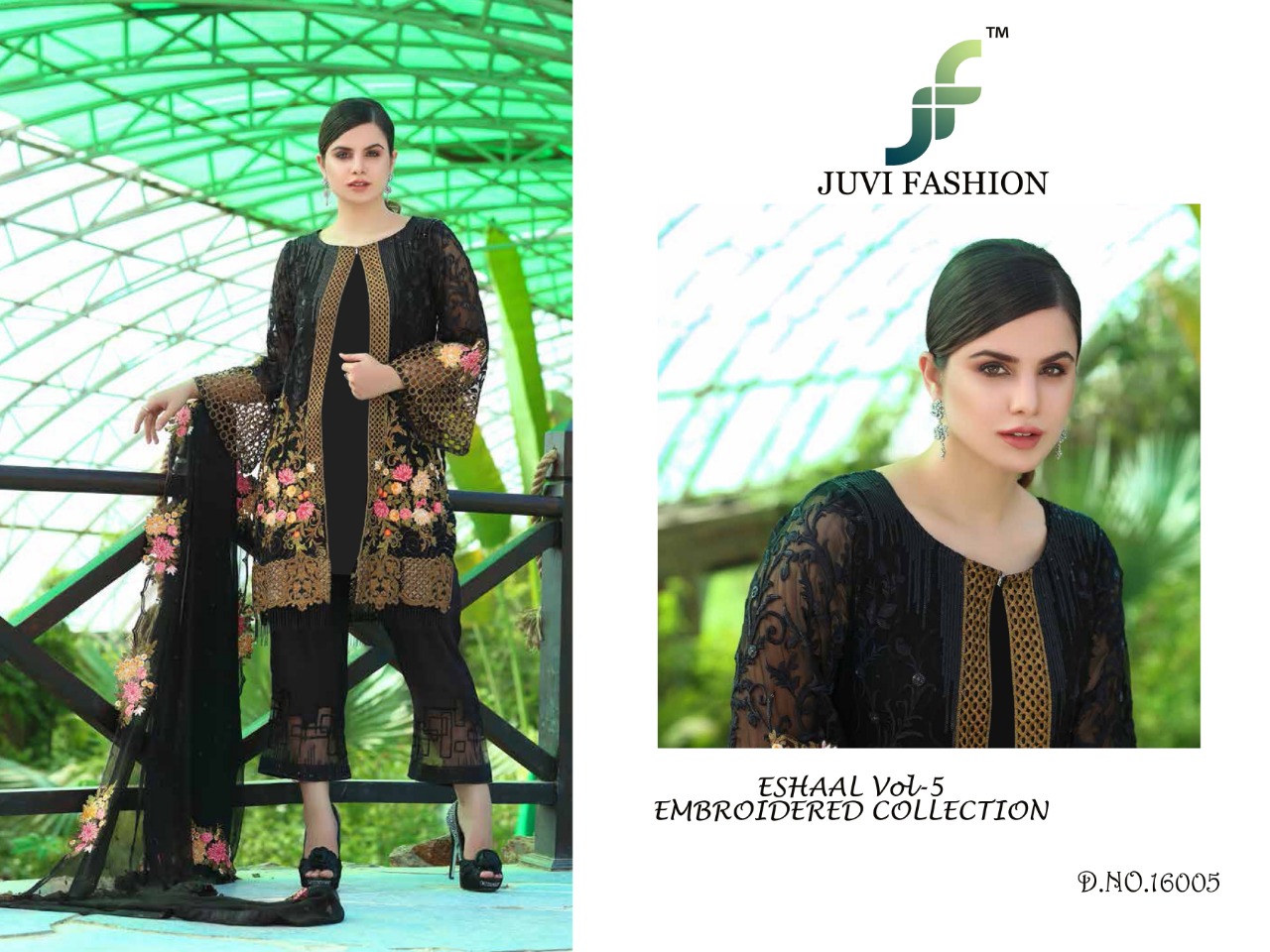 Juvi fashion eshaal vol 5 Beautiful collection of salwar kameez