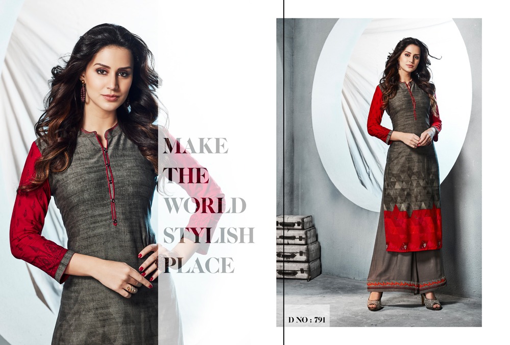 Kajree fashion chambor vol 4 simple casual wear kurtis collection