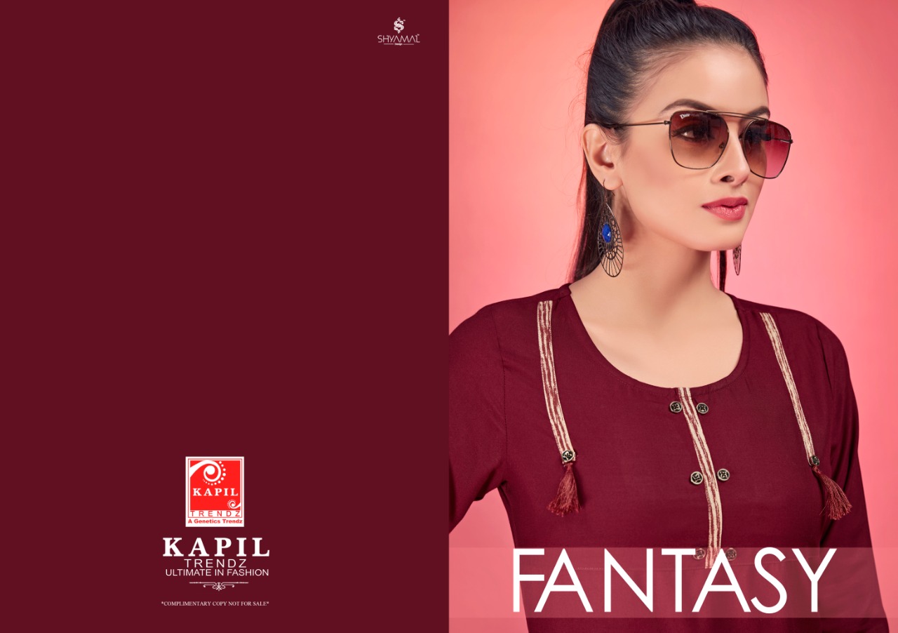 Kapil trendz fantasy casual ready to wear kurtis concept