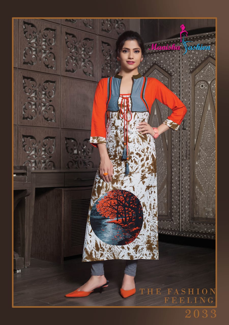 Manisha fashion melody vol 2 casual daily wear kurtis collection