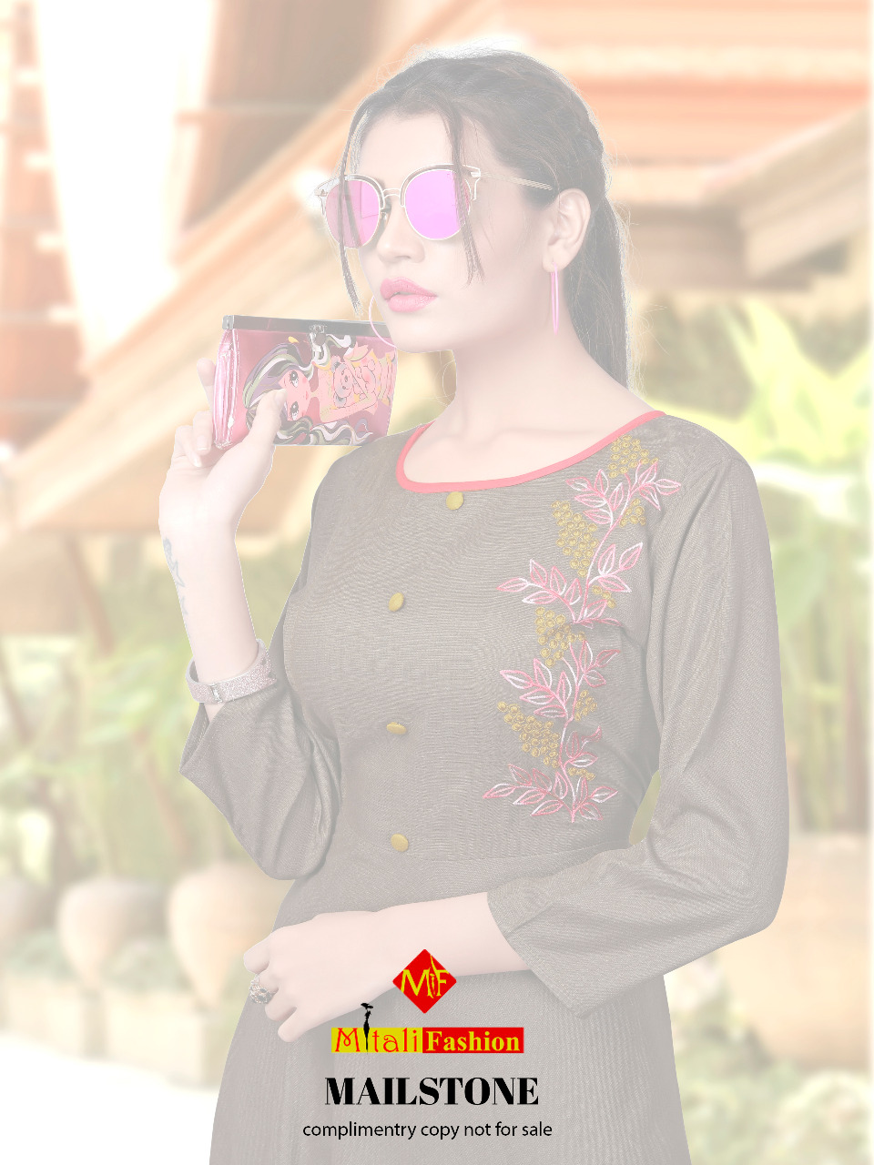 Mitali fashion presents mailstone casual fancy gown style kurtis collection