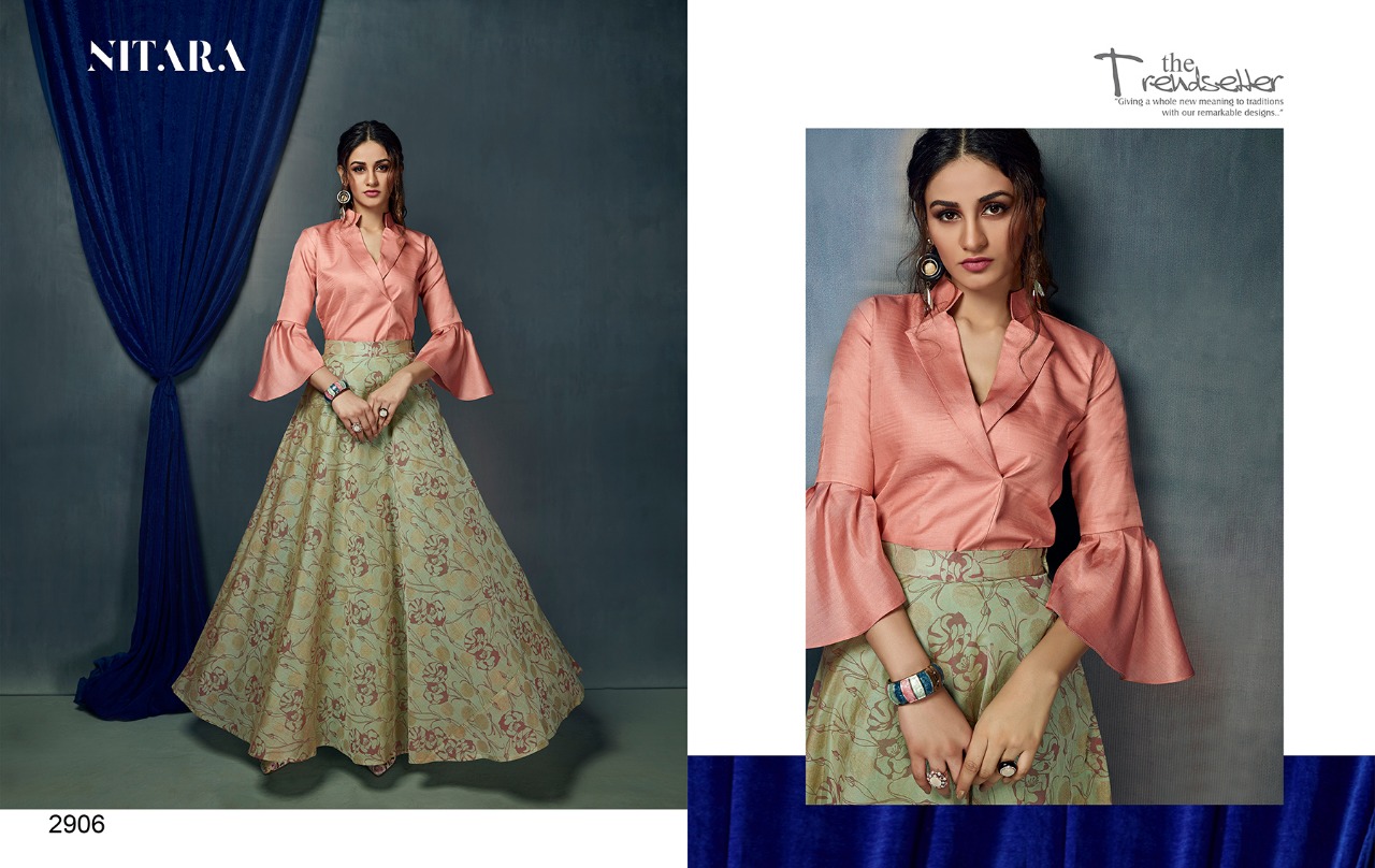 Nitara Launch sparkles Vol 2 mesmerising party wear collection Of top with skirt Indo western concept