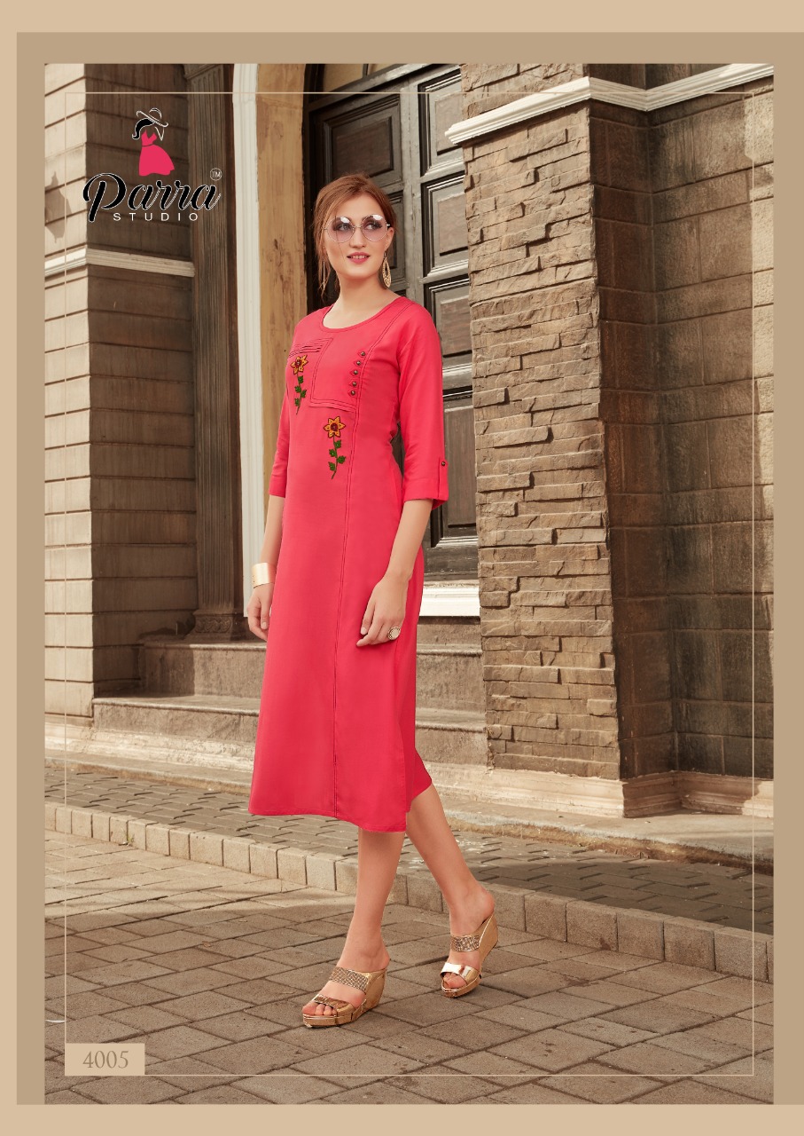 Parra studio hifsa Exclusive tunic style kurti concept