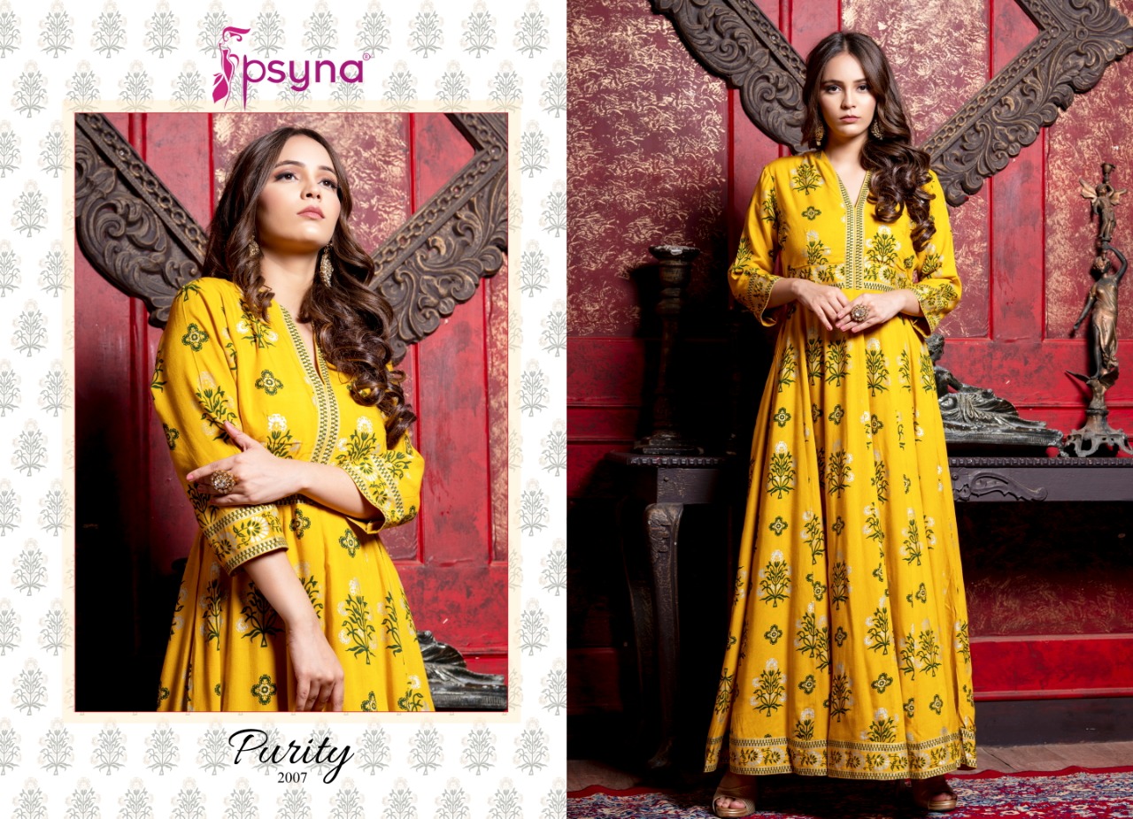 Psyna Presents purity vol 2 Mesmerising collection of kurtis