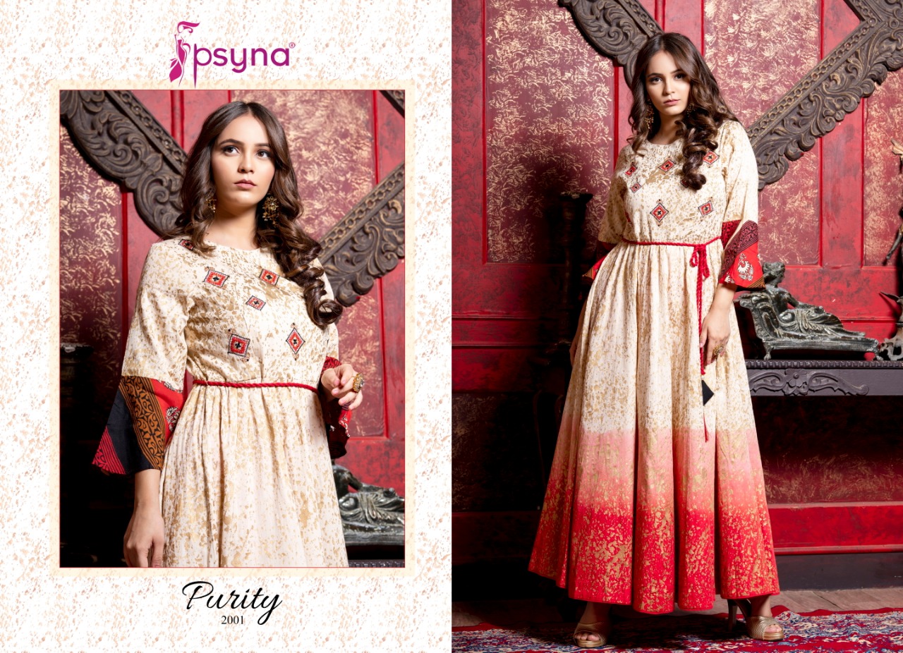 Psyna Presents purity vol 2 Mesmerising collection of kurtis
