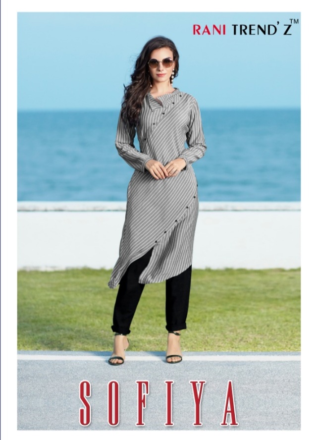 Rani Trendz sofiya nx trendy daily wear Kurties catalog Dealer