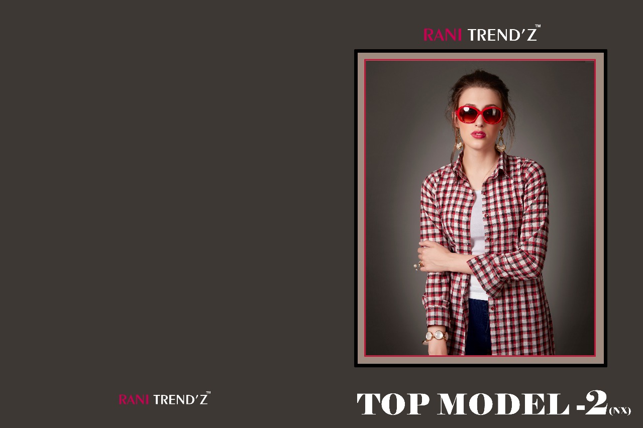 Rani trendz top model 2 nX casual western style kurtis concept