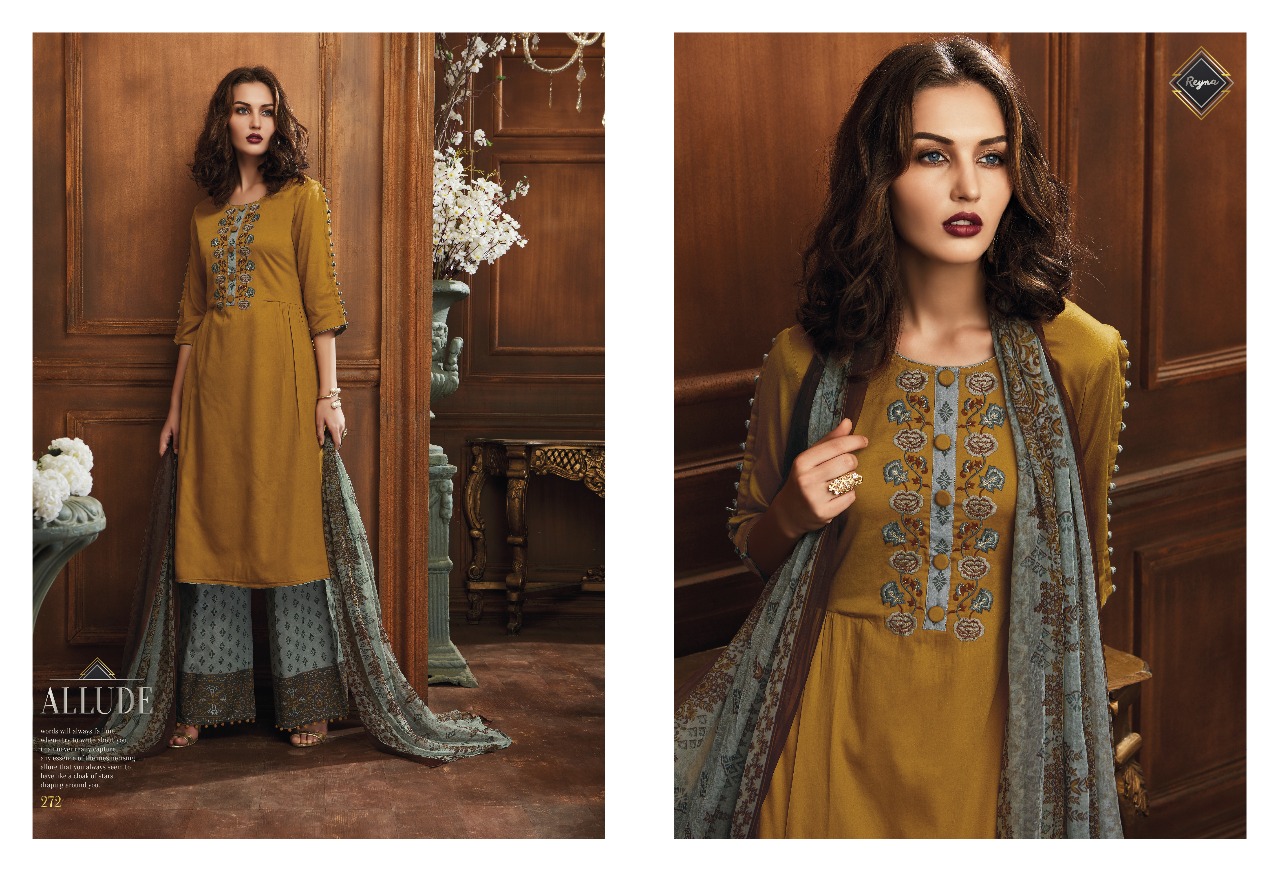 Reyna Launch Allude Simple elegant look salwar kameez collection