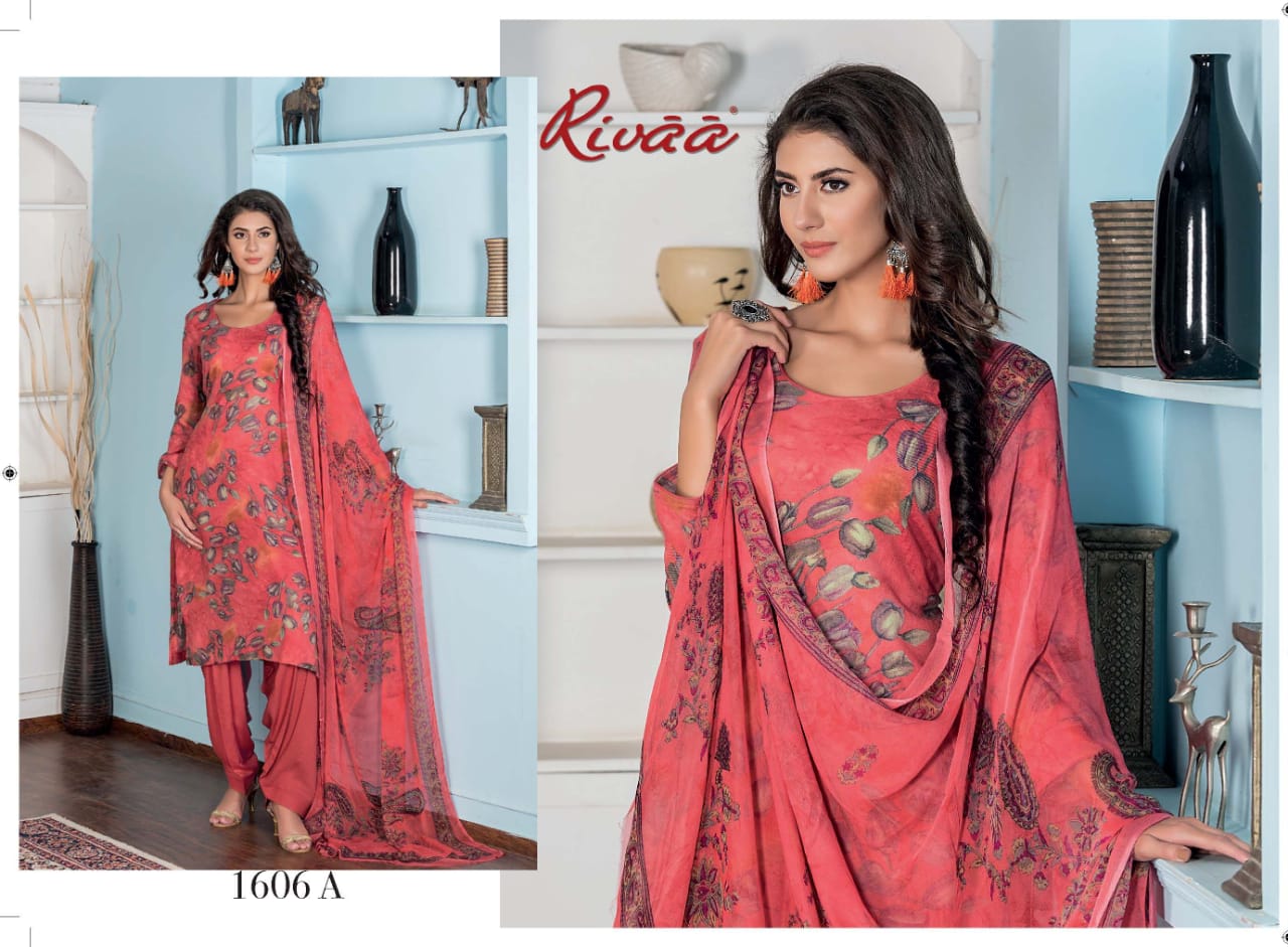 Rivaa presents gulmohar beautiful casual wear salwar kameez collection