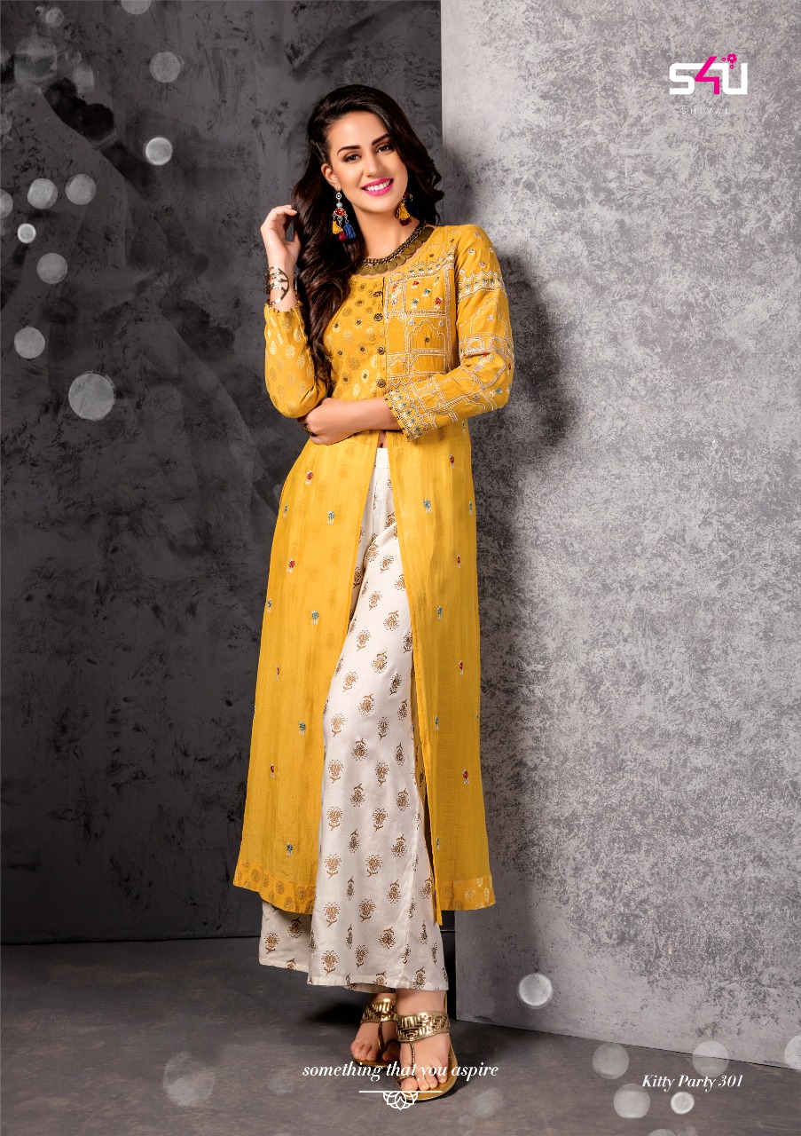 S4U kitty party vol 3 ethnic wear indo western style kurtis collection