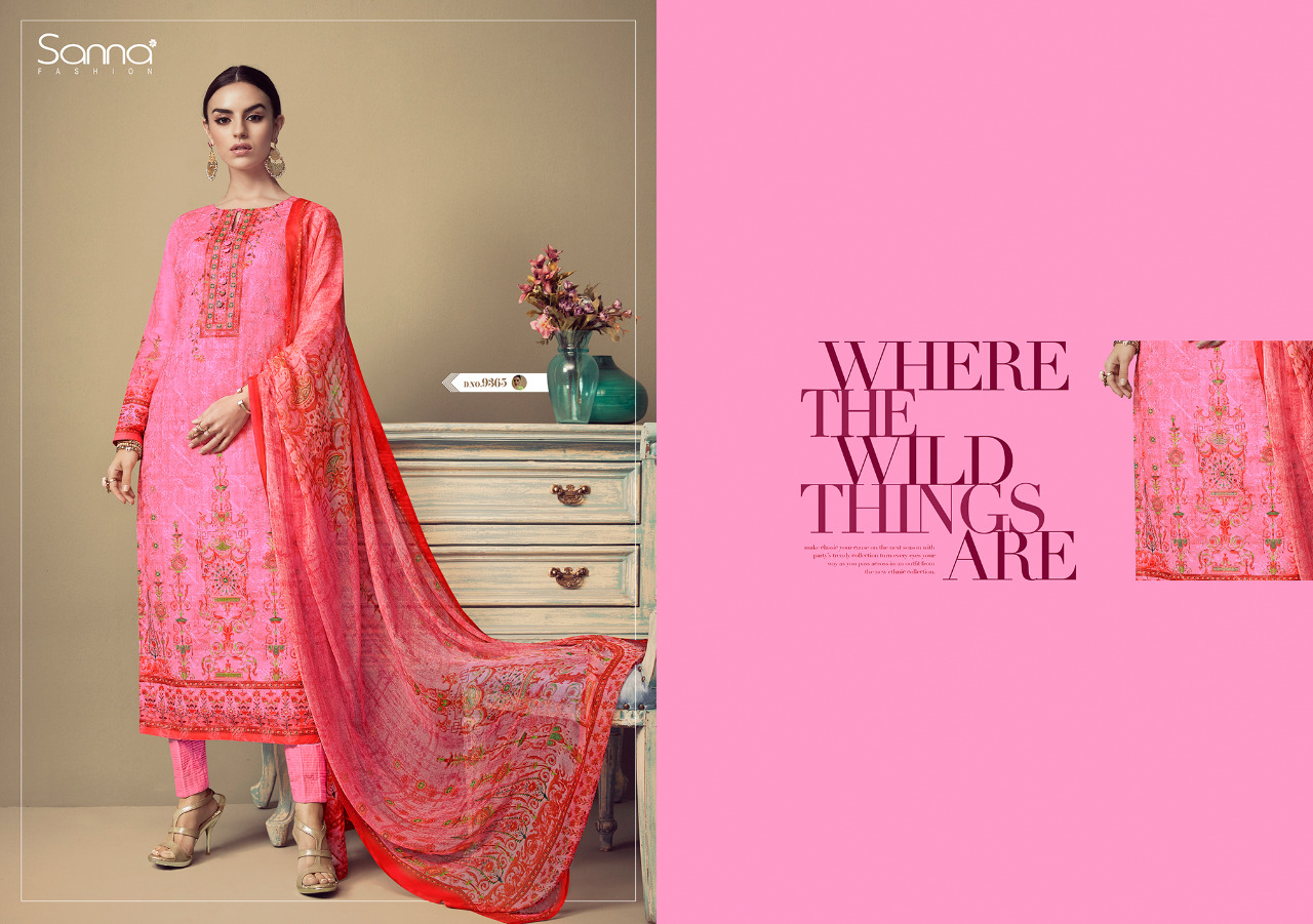 Sanna fashion presents ALIZA beautiful semi casual wear salwar kameez collection