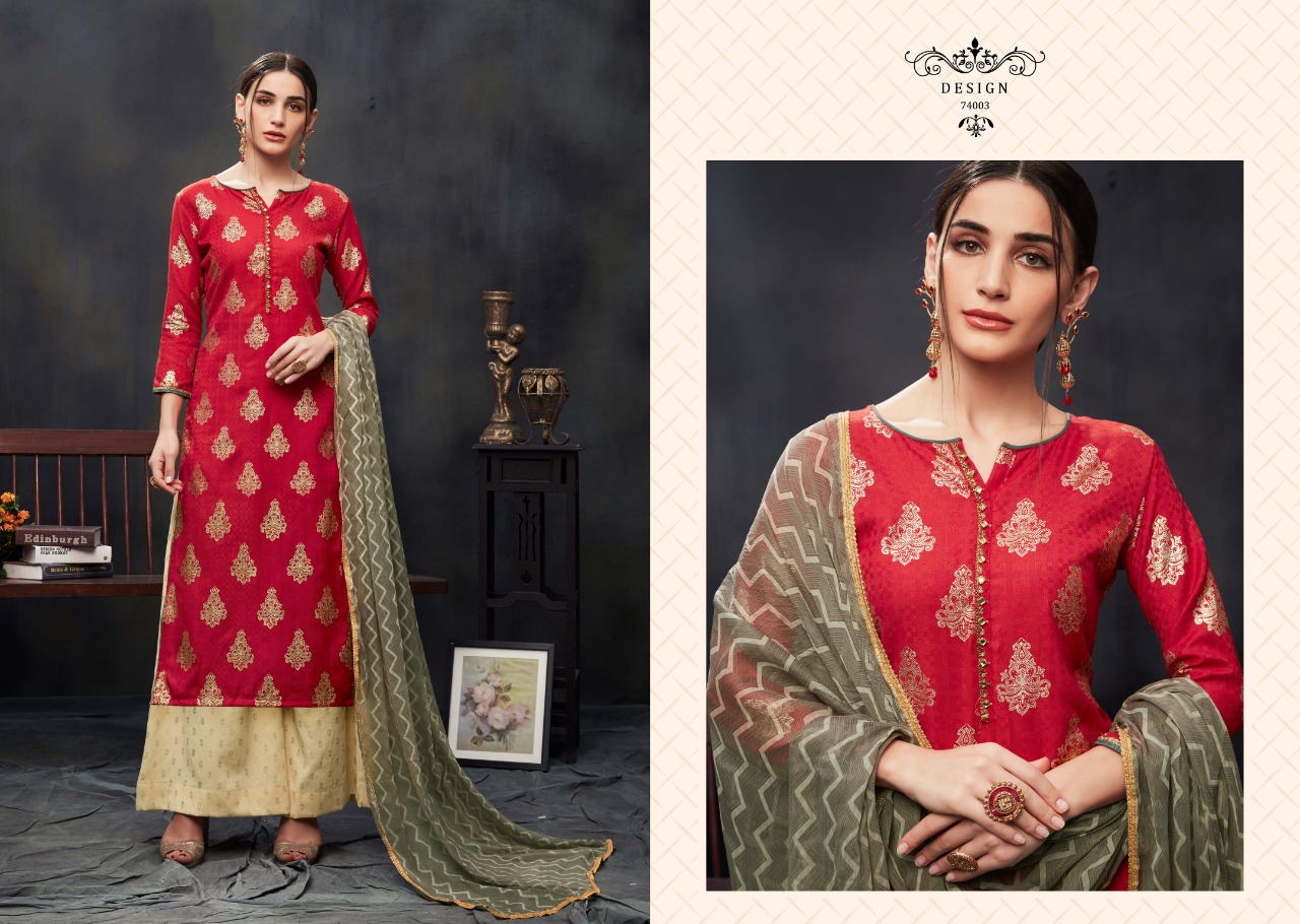 Sargam prints presents pashmina delight casual daily wear salwar kameez collection