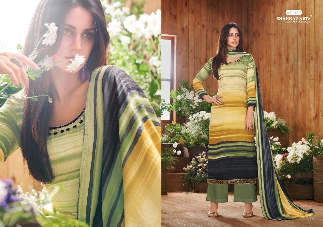 Shahnaz arts presents inspire simple casual wear salwar kameez collection