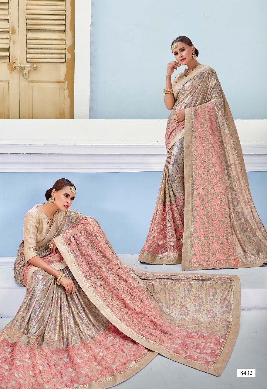 Shangrila Discovery casual stylish digital printed sarees collection