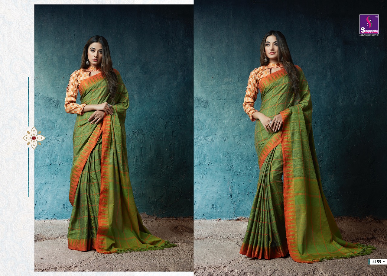 Shangrila presenting bengal looms casual Stylish wear sarees collection