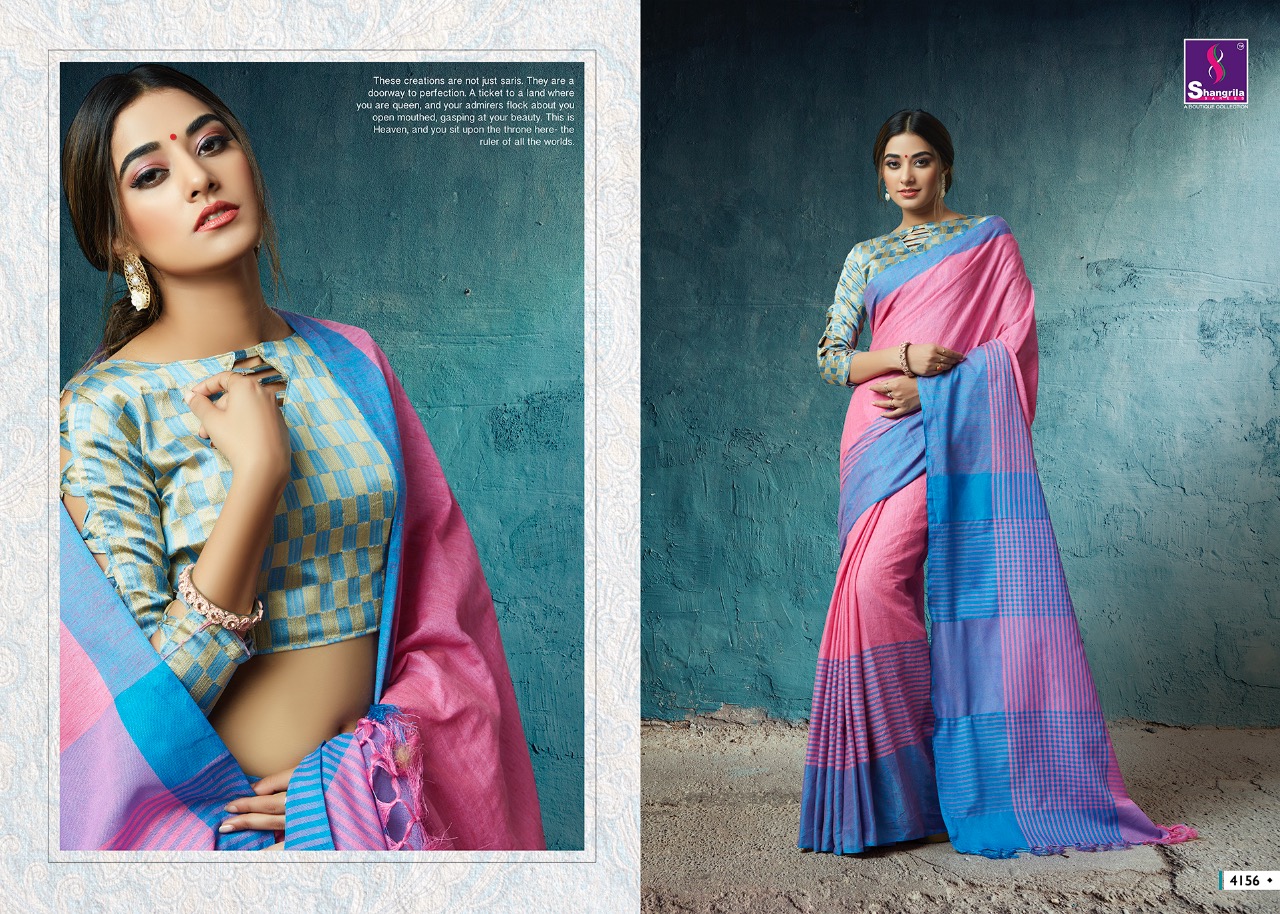 Shangrila presenting bengal looms casual Stylish wear sarees collection