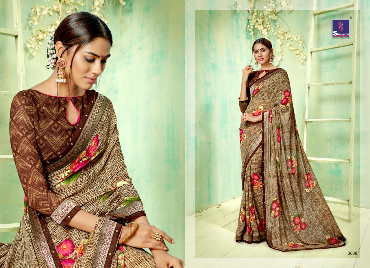 Shangrila presents inox vol 5 casual rich look sarees collection