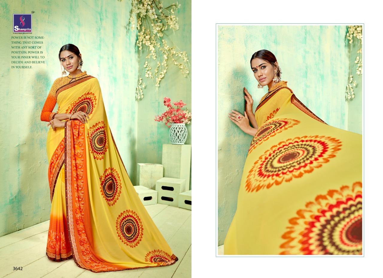 Shangrila presents inox vol 5 casual rich look sarees collection