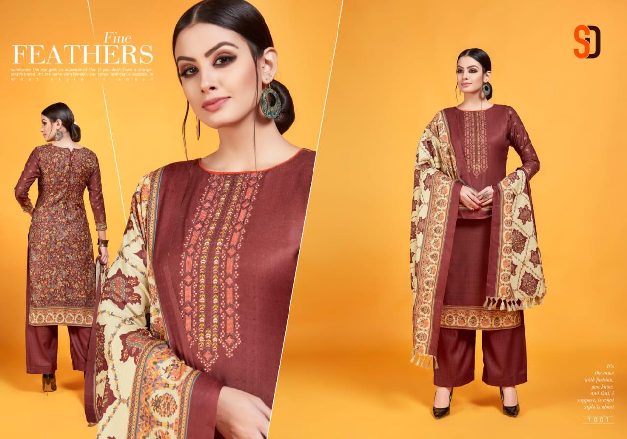 Shraddha designer jazmine premium shawl Salwar Kameez collection