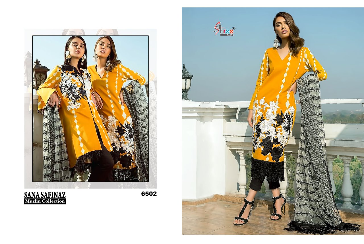 Shree fabs presents SANA SAFINAZ casual digital printed salwar kameez collection