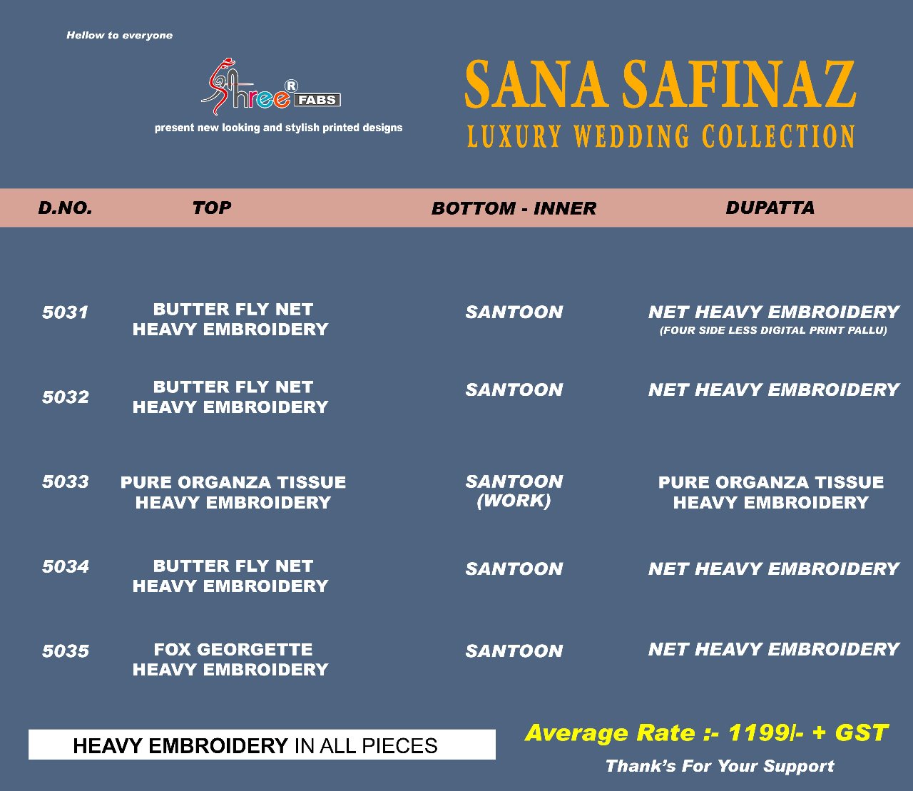 Shree fabs presents sana safinaz Luxury wedding collection heavy festive season salwar kameez collection