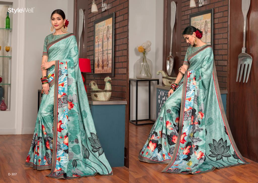 Stylewell bedazzle beautiful sarees Collection Dealer