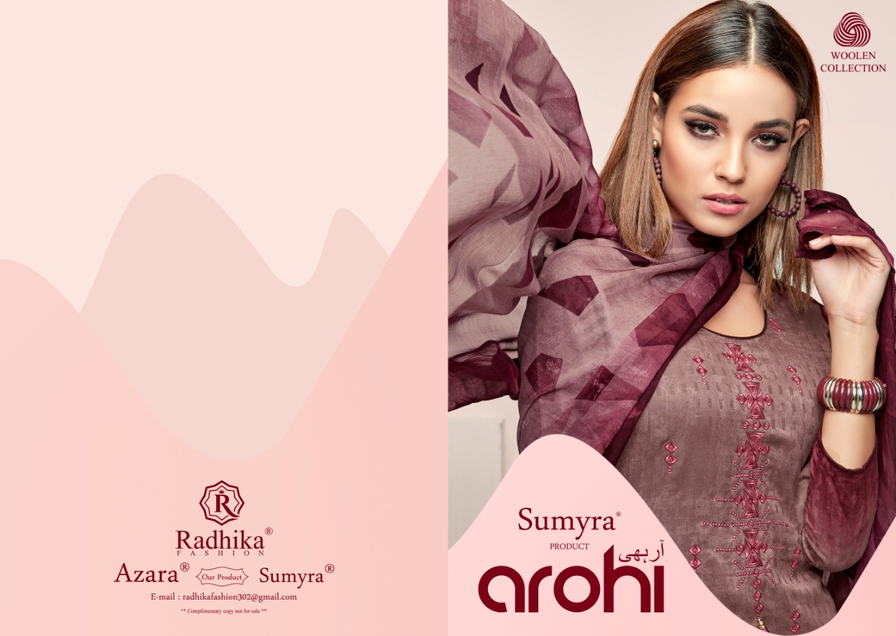 Sumyra presents arohi casual daily wear salwar kameez collection