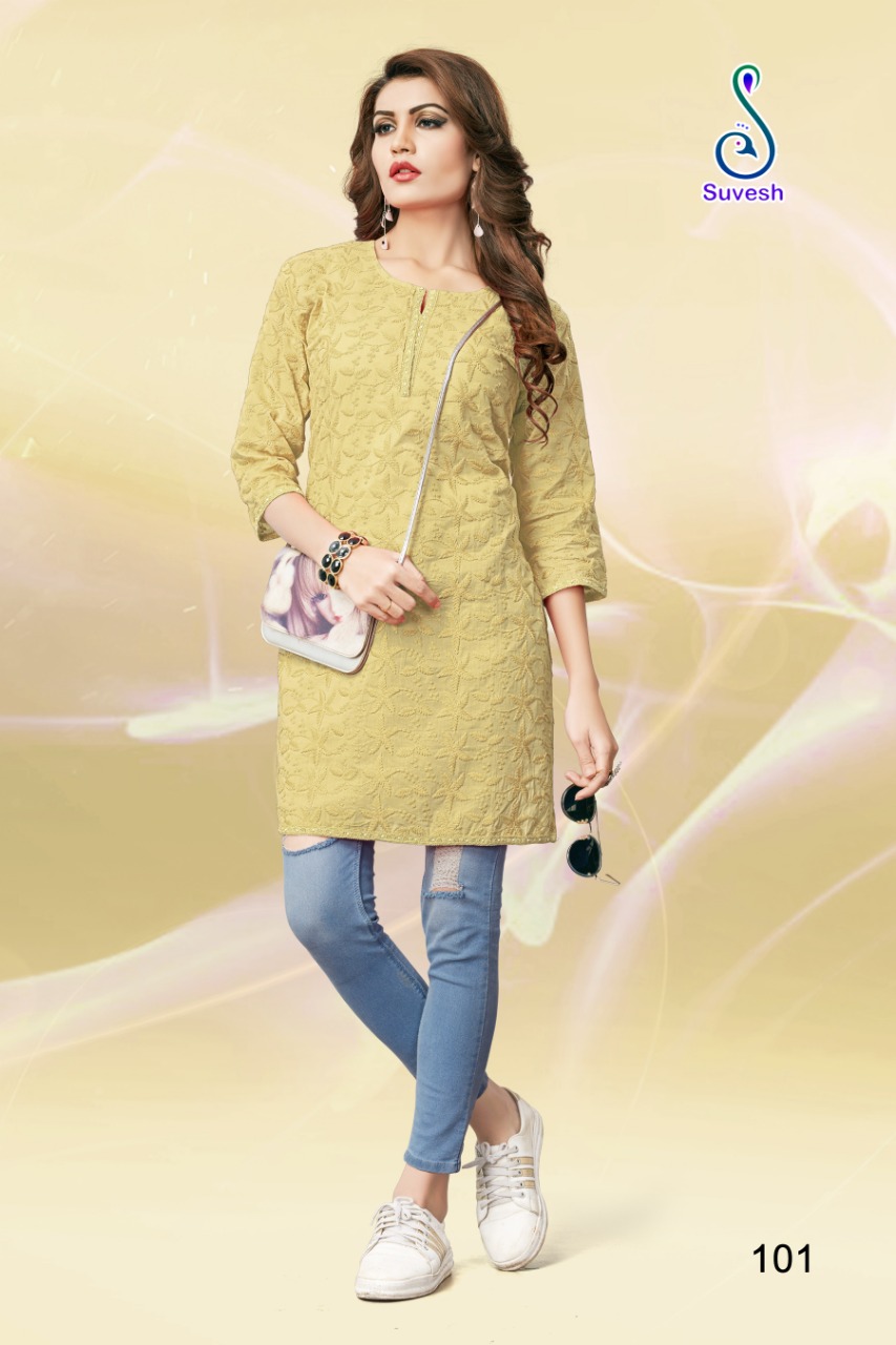 Suvesh lakhnavi nX casual ready to wear kurtis collection