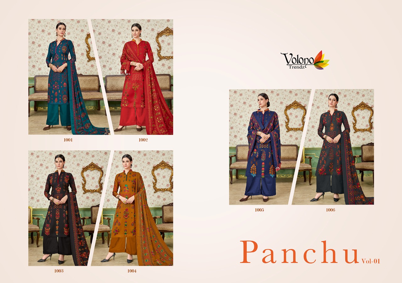 Volono trendz panchu vol 1 casual daily wear salwar kameez collection
