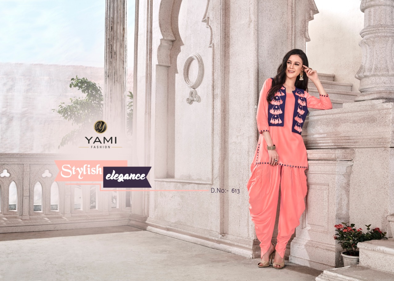 Yami fashion presents vEDIKA casual trendy look kurtis collection