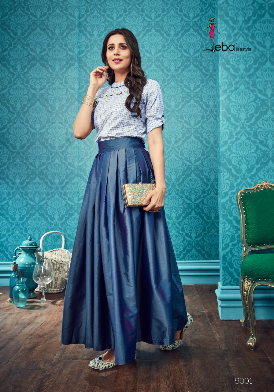 Eba lifestyle western vol 2 casual stylish skirt with top concept