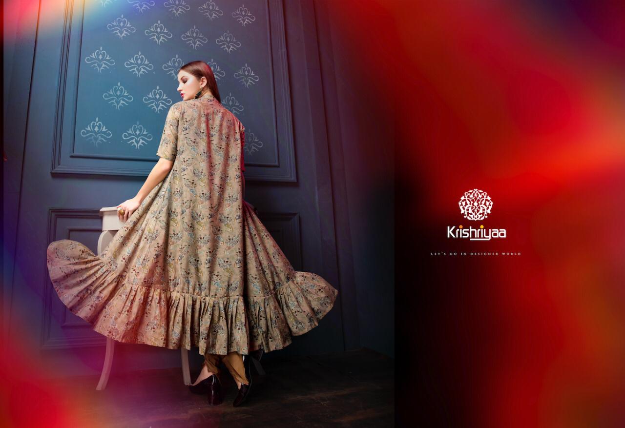 Krishriyaa fashion presents mAJESTIC mesmerising Collection of kurtis